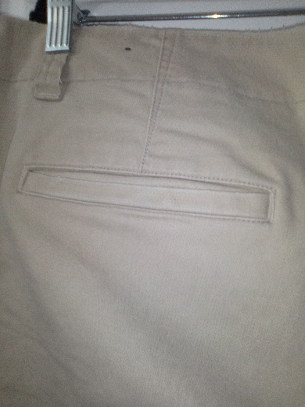 American Eagle Outfitters Y2K Light Academia Preppy Khaki Flare Trousers Size XL - Picture 8 of 8